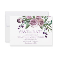 Elegante Lila Rose Blumenhochzeit
