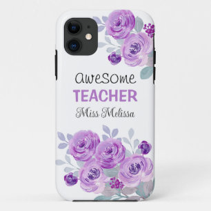 Elegante Lila Rose Phantastisch Teacher-Geschenk Case-Mate iPhone Hülle
