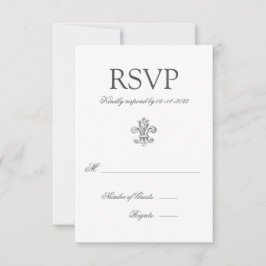 Elegante Lilie Wedding RSVP 2
