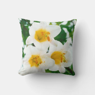 Elegante Lilien - Lilienblume Lilium candidum Kissen