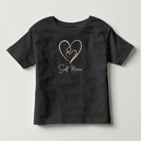 Elegante Linienkunst "Soft Mama" Mutter-und-Kind-L