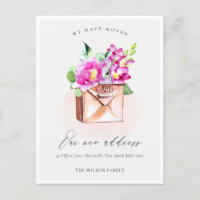 Elegante Live Pink Floral Mailbox Wir haben bewegt