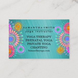 Elegante Logo-Yoga-Meditations-Lotos-Blumen Visitenkarte