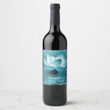 Elegante Lotus Blume Ocean Zen Yoga Personalisiert