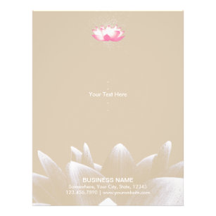Elegante Lotus Blume Salon & Wellness-Center Flyer