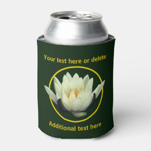 Elegante Lotus Lily Blume Personalisiert Dosenkühler
