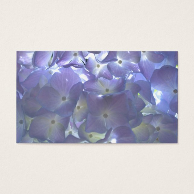 Elégante lumière douce mauve florale mauve hydrang (Devant)