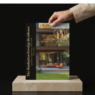 Elegante Luxus-Immobilien-Foto-Objektliste Flyer