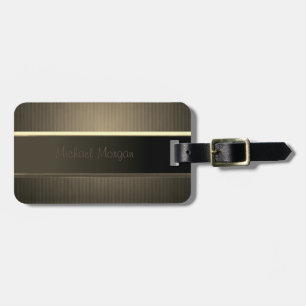 Elegante Luxus Kühle Streifen Gepäckanhänger
