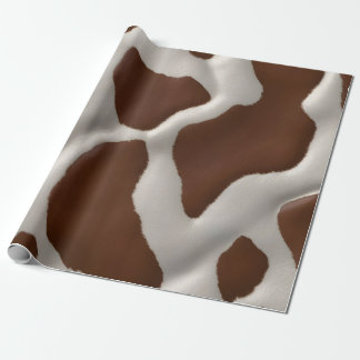 Elegante Luxus-Kunstkuh-Leder-Trendy-Kollektion Geschenkpapier