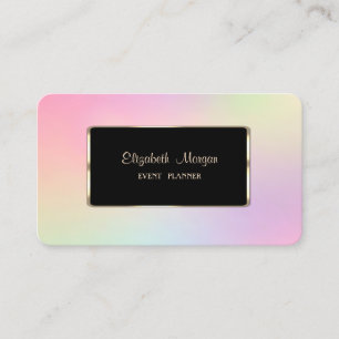 Elegante Luxus Moderne Kühle Holografie Visitenkarte