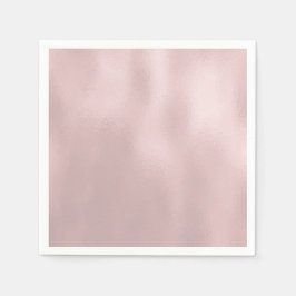 Elegante Luxus-Rose Gold Glastextur Serviette