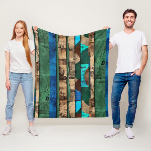 Elegante Luxusinsel Afrikanische Karibik Fleecedecke