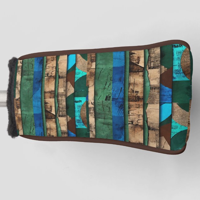Elegante Luxusinsel Afrikanische Karibik Golf Headcover (Vorderseite)