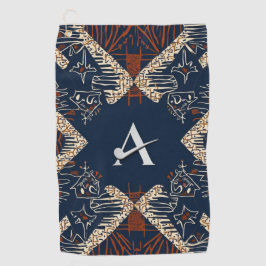 Elegante Luxusinsel Afrikanische Karibik Golfhandtuch