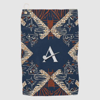 Elegante Luxusinsel Afrikanische Karibik Golfhandtuch