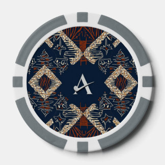 Elegante Luxusinsel Afrikanische Karibik Pokerchips