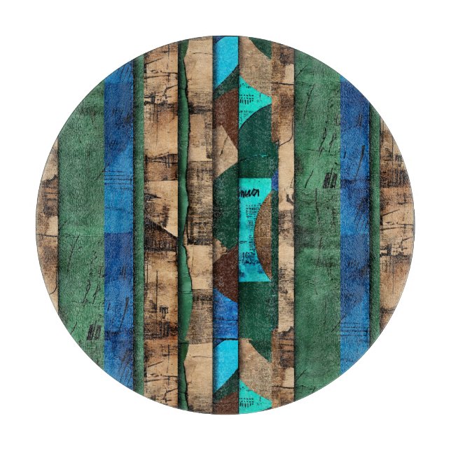 Elegante Luxusinsel Afrikanische Karibik Schneidebrett (Vorderseite)