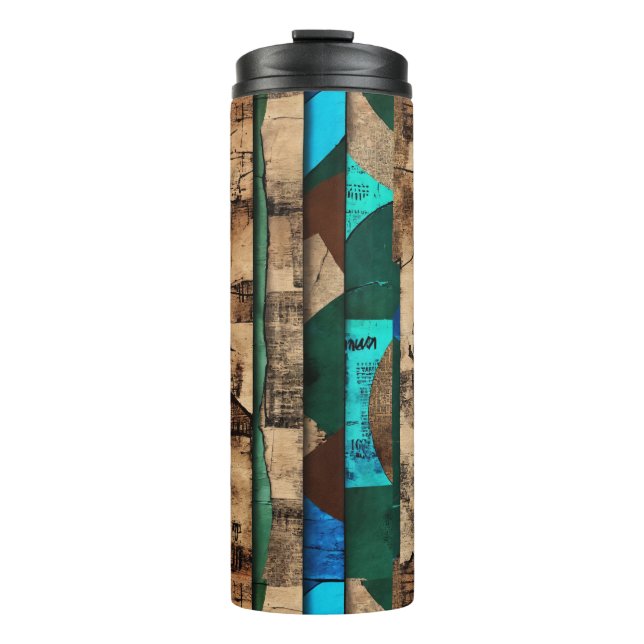 Elegante Luxusinsel Afrikanische Karibik Thermosbecher (Vorderseite)