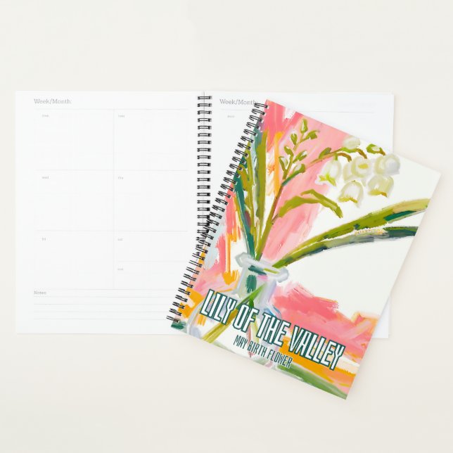 Elégante Lys de la Vallée Mai Mois de naissance Fl (Devant avec enveloppe)