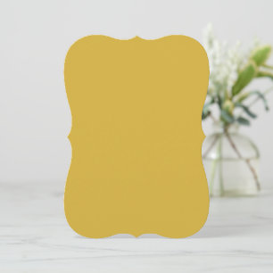 Elegante M Gold Bracket Edge Flachbildschirm-Grußk Karte