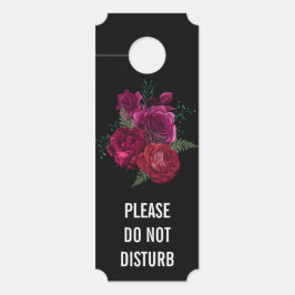 Elegante Magenta Rose Floral Bouquet darf nicht be Türanhänger