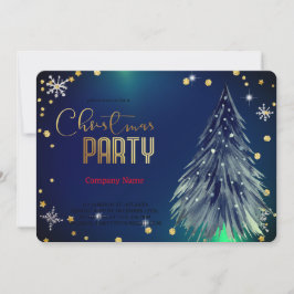 Elegante Magische Weihnachtsfeiern Einladung