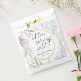 Elegante Magnolia Hochzeit Geschenktütchen