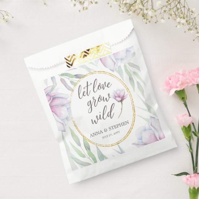 Elegante Magnolia Hochzeit Geschenktütchen (Versiegelt)