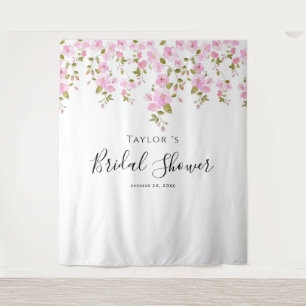 Elegante Magnolie Brautparty Hintergrund Wandteppich
