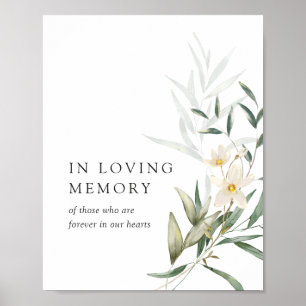 Elegante Magnolien-Grün-Hochzeit in liebevoller Er Poster