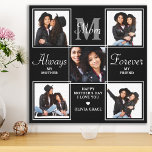 Elegante MAMA 5 Foto Collage Monogram Einmalige Ma Leinwanddruck<br><div class="desc">Überraschen Mama diesen Tag Mütter mit einem personalisierten 5 Foto einzigartigen Muttergedicht & Monogramm Leinwand. "Always My Mother, Forever My Friend" Personalisieren Sie diese Mama-Leinwand mit Lieblings-Fotos, Nachrichten und Namen. Besuchen Sie unsere Kollektion für die besten Mama's Day Geschenke und personalisierten Mama Geschenke. COPYRIGHT © 2022 Judy Burrows, Black Dog...</div>