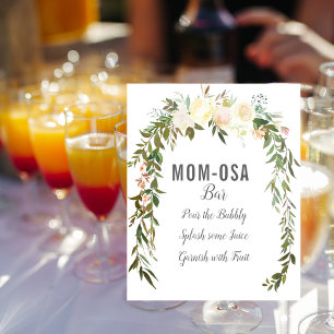 Elegante Mama-osa Bar Baby Sprinkle Dusche Poster