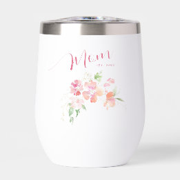 Elégante Maman Est Année Rose Peau Rose
