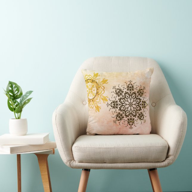 Elegante Mandalase Kissen (Stuhl )