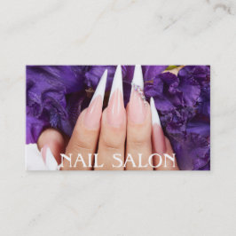  Elegante Maniküre nagel Nagelsalon Visitenkarte