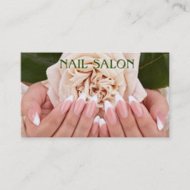 Elegante Maniküre nagel Nagelsalon Visitenkarte