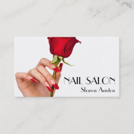  Elegante Maniküre nagel Nagelsalon Visitenkarte
