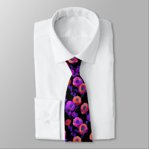 Elegante Männergeschenke Ranunculus-Blume Krawatte