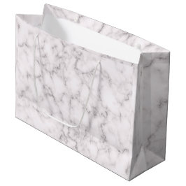 Elegante Marmorart Große Geschenktüte