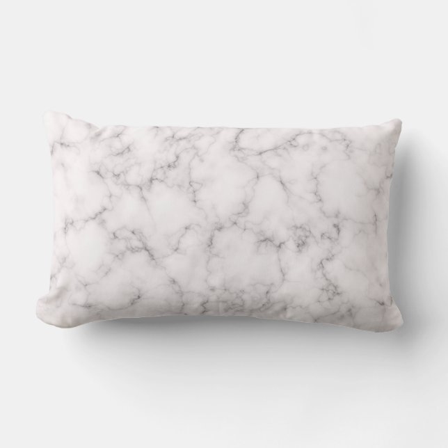Elegante Marmorart Lendenkissen (Vorderseite)