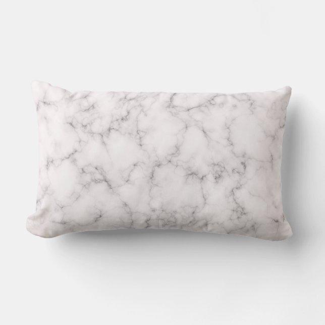 Elegante Marmorart Lendenkissen (Vorderseite)