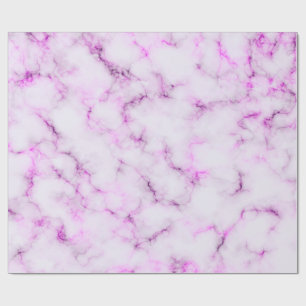 Elegante Marmorart - lila Rosa Geschenkpapier