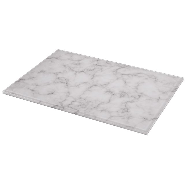 Elegante Marmorart Schneidebrett (Ecke)