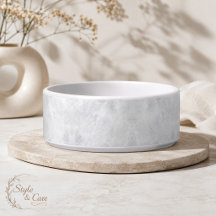 Elegante Marmorschale für moderne Haustiere