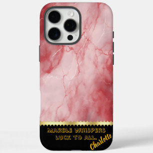 Elegante Marmorstruktur mit atemberaubenden Adern iPhone 16 Pro Max Hülle
