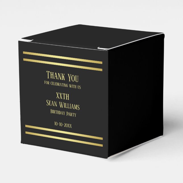 Elegante Masculine Geschenkschachtel (Vorderseite)