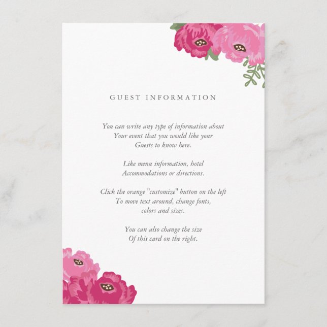 Elegante Mason Jar Insert Card (Vorderseite)