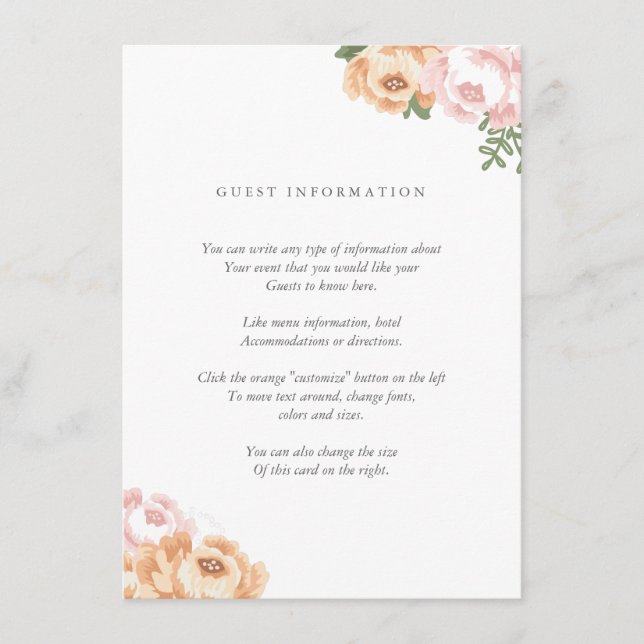 Elegante Mason Jar Insert Card (Vorderseite)