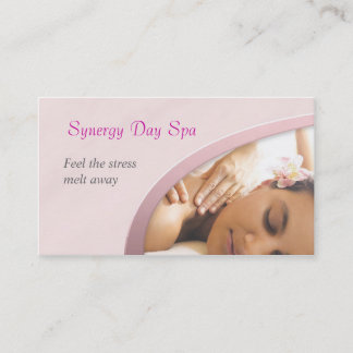 Elegante Massage Therapy Business Card Visitenkarte